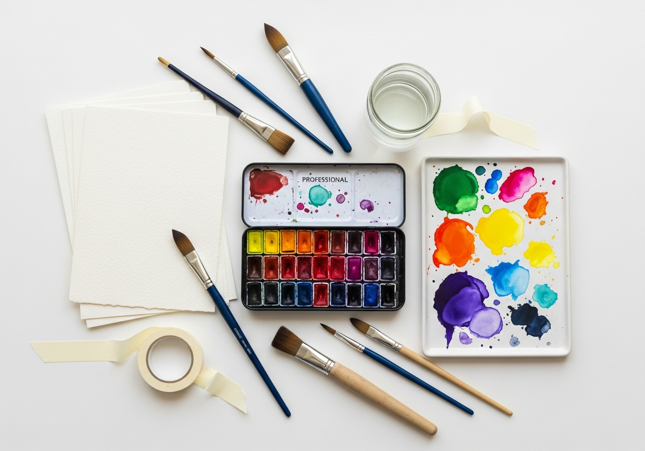 Материалы для акварели